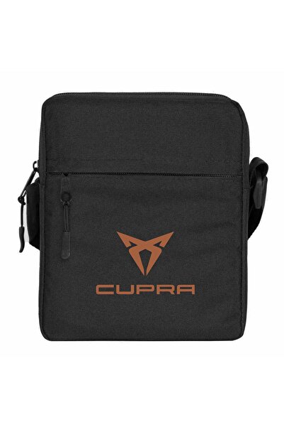 WAKHA حقيبة كتف بشعار كوبرا باللون الأسود