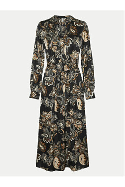 Vero Moda Γυναικείο Φόρεμα-Πουκάμισο 10320742 Μαύρο