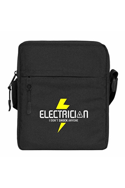 Genel Markalar Elektrikçi Omuz Çantası Siyah Renk