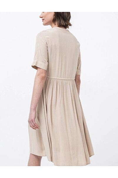 PIECES mini dress, beige