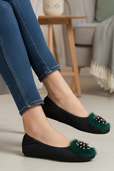 CEYDA SHOES Fancy Velvet House, Hajj, Umra Bath Slippers, Gift, Daily Dowery, Fur Slippers, Slippers, Booties, Show Slippers