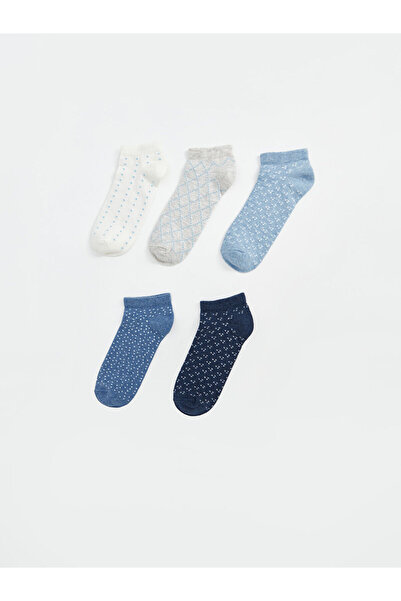 LC Waikiki New Season Patterned Women's Booties Socks, Pack of 5