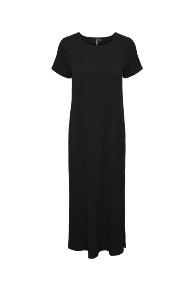 PIECES midi dress, black