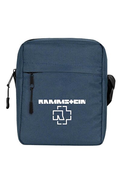CrowsGate حقيبة كتف رامشتاين لوغو 2 لون أزرق داكن