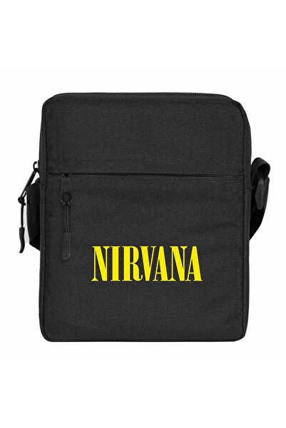 CrowsGate حقيبة كتف نيرفانا سايتي صفراء اللون أسود