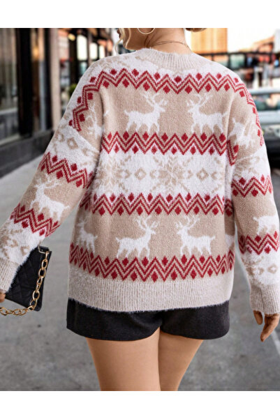 Sheya Curve+ sweater, mix colors