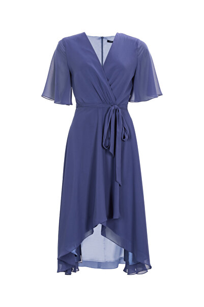 Swing Γυναικείο φόρεμα κοκτέιλ 5AI10200 Μπλε