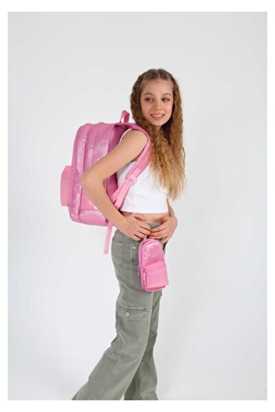 KAUKKO Magical Backpack Plain Pink K1743