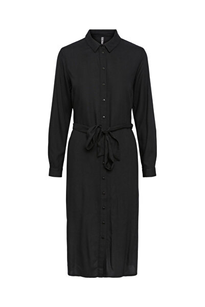 PIECES midi dress, black