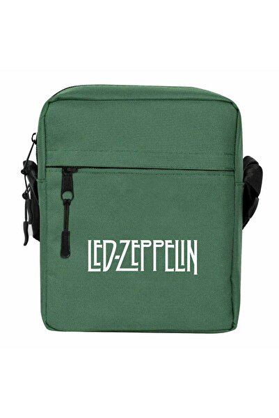 WAKHA Led Zeppelin Logo Shoulder Bag Green Color
