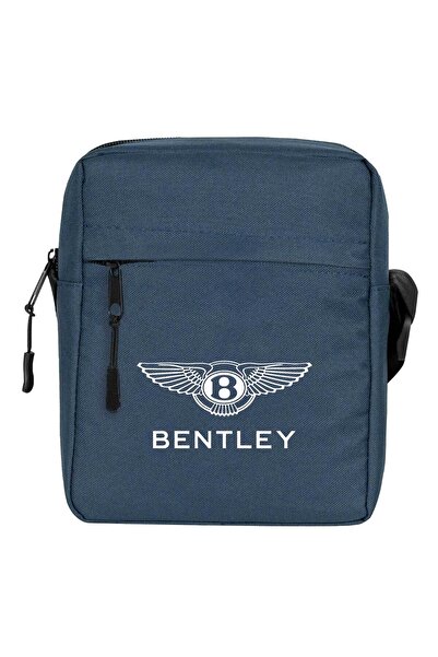 CrowsGate حقيبة كتف بنتلي لوغو 2 لون أزرق داكن