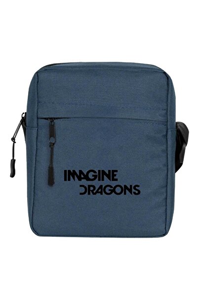 CrowsGate Geantă de umăr Imagine Dragons Logo Culoare bleumarin