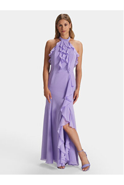 Swing Γυναικείο βραδινό φόρεμα 5AG20500 Μωβ