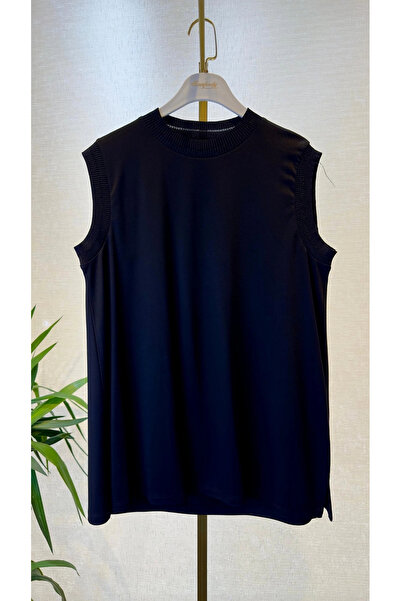 Ghisa Arkası Dikişli Tunik SİYAH 4677