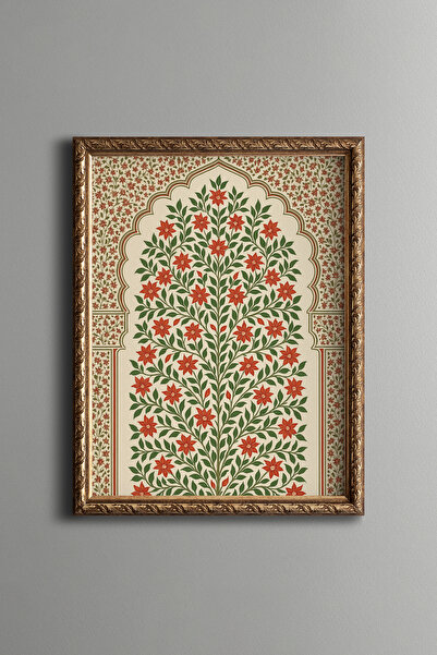 epiqart Flower Pattern - Vintage Patterned Frame