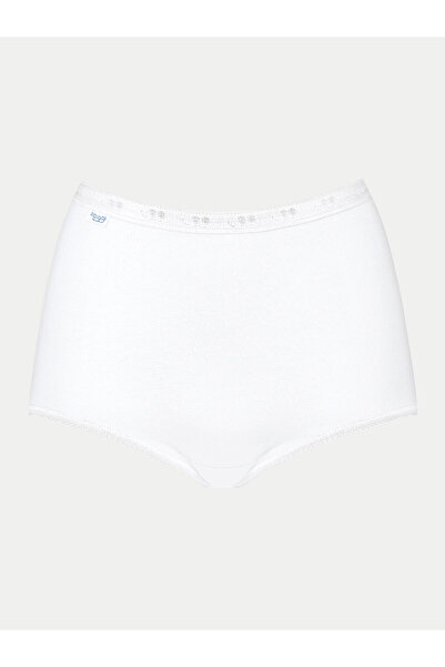 SLOGGI Γυναικεία Κλασικά Σλιπ με Ψηλή Μέση 10007656 Λευκό