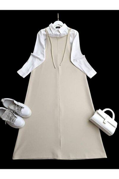 ŞAHİN TESETTÜR GİYİM AYARLANABİLİR ASKILI JİLE 2413