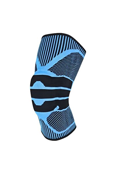 GermaNova Suport sport profesional pentru genunchi Y GermaNova™, material respirabil – Albastru/Negru