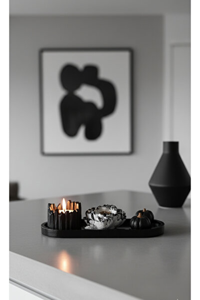 SEMY STORE Mumluk, Sunum Tepsisi, Dekoratif Çiçek, Ev dekorasyon, Süs