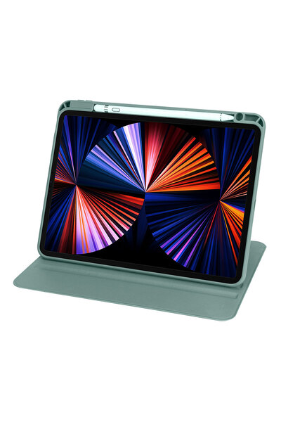 toyigoo iPad Air 11 2025 M3 Case Tygo Thermal Case with Pencil Compartment and Rotatable Stand - Blue