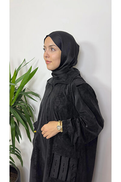 FUAT GÜRSEN FUAT GÜRŞEN Căciulă Tesettür cu fermoar de culoare neagră