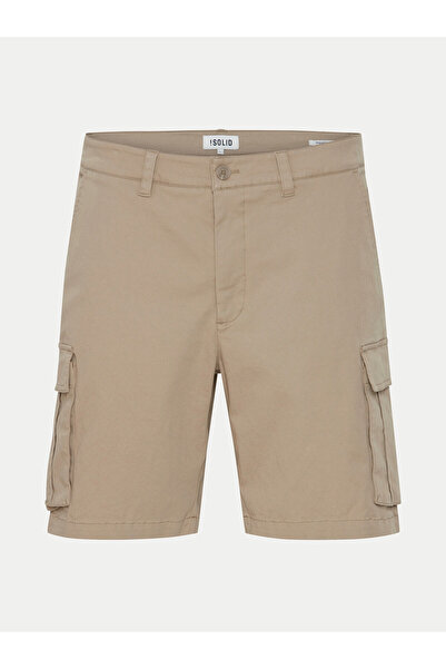 Solid Ανδρικό σορτς από ύφασμα 21108169 Μπεζ