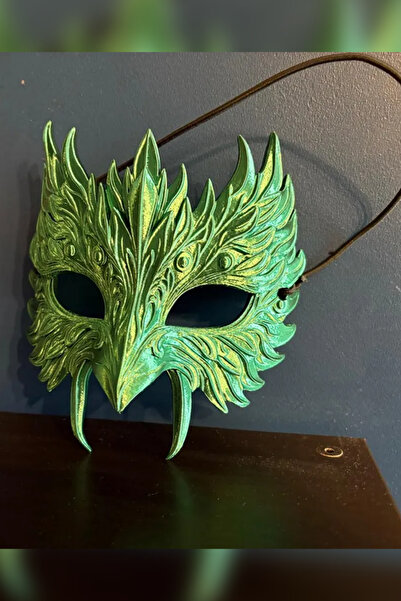 Genç 3D Güzel Baykuş Maskesi – Dekoratif ve Kostüm Kullanımına Uygun Maske