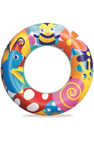 Mıncır Shop Colorful Children's Bagel with Sea Animal Pattern 56 cm