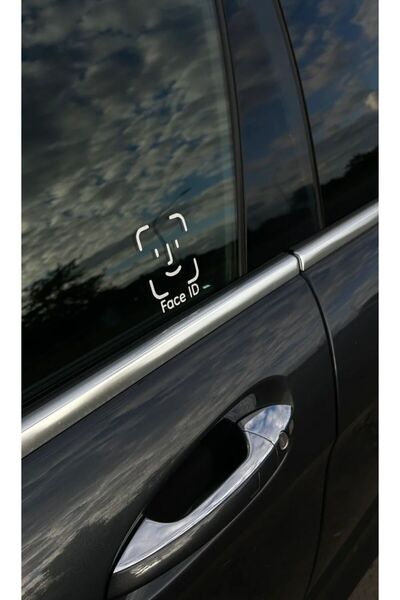 EYBA STİCKER Face Id Code Car Side Window Sticker