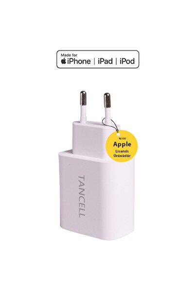 Genel Markalar Iphone Tüm Serilerle Uyumlu Hızlı Şarj Aleti 20w Adaptör Mfi L...
