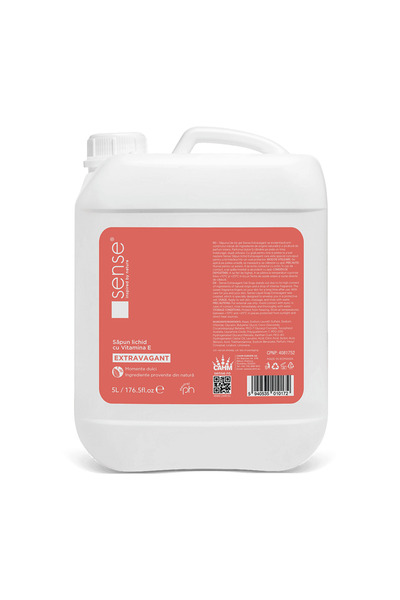Sense Hotel Liquid Soap 5L Extravagant Gel, HDPE canister