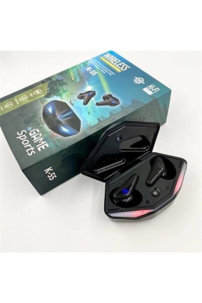 Angelphoto K55 TWS Bluetooth Kulak İçi Oyuncu Kulaklığı (Oyun Modlu)
