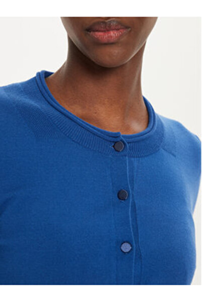 Sisley Γυναικεία Ζακέτα 17Q3M5203 Μπλε