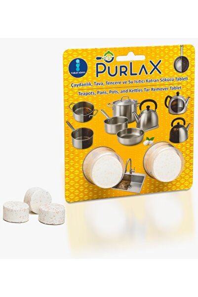 PURLAX Tencere, Tava, Demlik Temizleme Tableti (20 Gr)