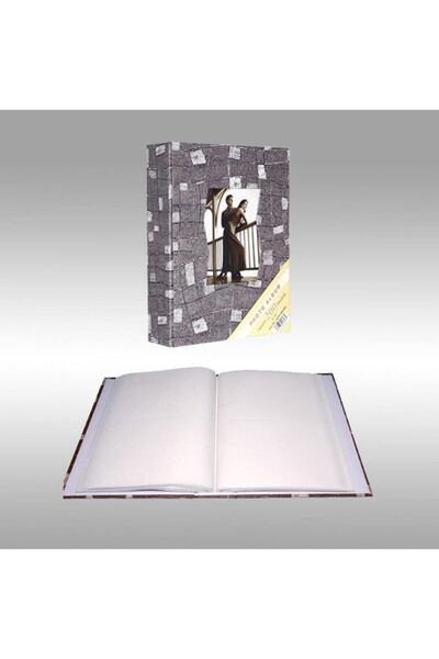 NRCN ألبوم صور مطبوع ومزخرف باللون الرمادي مقاس 10 × 15 سم 200 أوفست مطبوع وم...