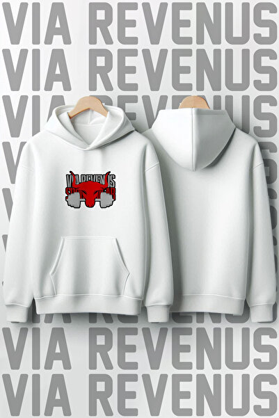 Vordevia Via Revenus Sportswear Printed Hooded Sweatshirt