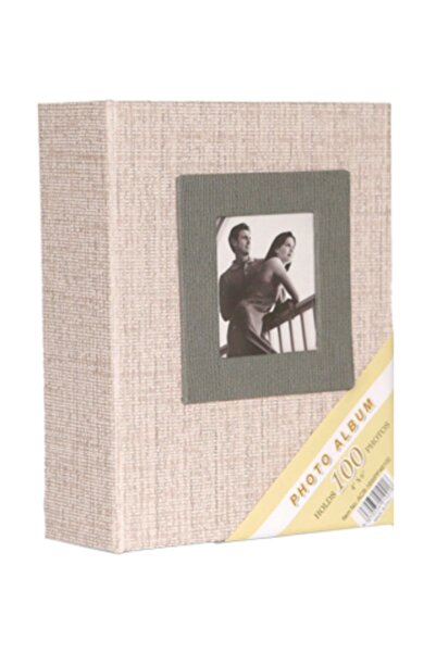 Angelphoto ألبوم صور منقوش من كوتون "كريمي" مقاس 10×15 سم 100 قطعة