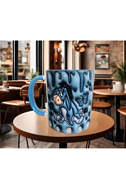 Mugs and love Winnie the pooh baskı porselen kupa