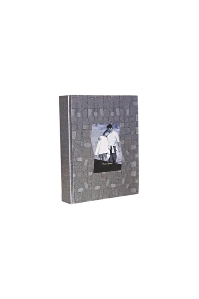 NRCN ألبوم صور منقوش بطباعة أوفست مقاس 13 × 18 سم مكون من 200 قطعة (رمادي)