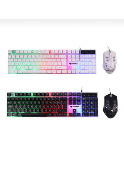 Angelphoto Siyah Tmk 03 Kablolu Rgb Gaming Klavye