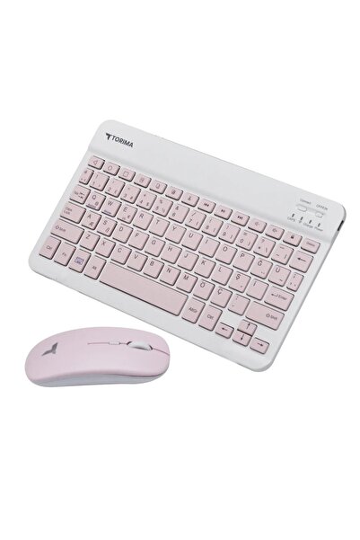 NRCN مجموعة لوحة مفاتيح وماوس لاسلكية بلوتوث Fx Tmk-04 مجموعة ستار 210035