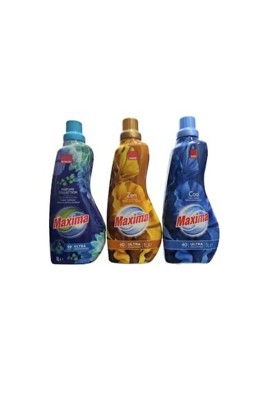 Sano Set of 3 Maxima Fabric Softener 1 L (Cool, Zen, Blue Blossom) - 3 x 40 washes