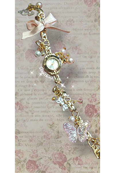 Serashine Vintage şık kadın hediyelik saat 🦋⌚