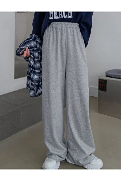 Le Vion Kadın Oversize Baggy Bol Kesim Eşofman ALTI Esnek Rahat Kumaş