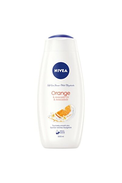 NIVEA Set 2 x Gel de Dus Care & Orange / Happy Time Bathcare 500ml