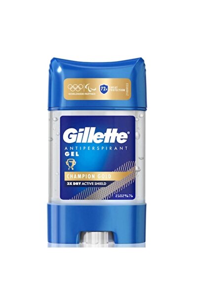 Gillette Deodorant Antiperspirant Men Gel Champion Gold 70ml