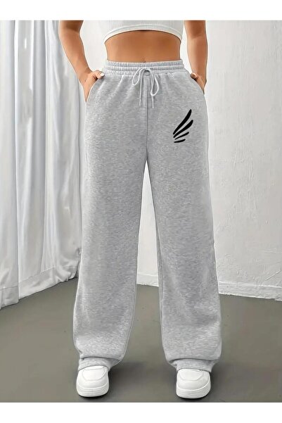 Le Vion KADIN BAGGY KANAT BASKILI BOL EŞOFMAN ALTI