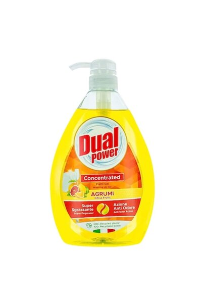 Dual Power Pack 3 x Citrus Dishwashing Detergent 1000ml