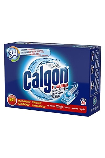 Calgon Set of 2 x Powerball 3-in-1 Anti-Limescale Tablets, 30 pcs