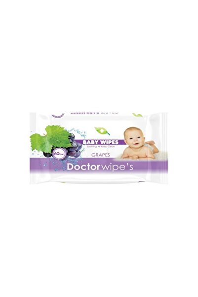 DOCTOR WIPES Pachet 6 X Servetele umede Doctor Wipe's Grapes 60buc